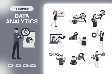 Datenanalyse Illustrationspack