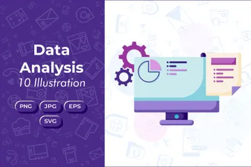 Datenanalyse Illustrationspack