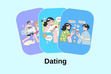 Dating Illustration Pack