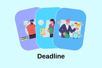 Deadline Illustration Pack