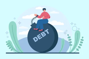 Debt Illustration Pack