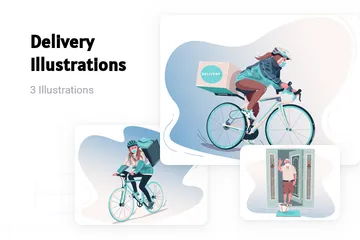 Delivery Illustration Pack