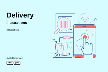 Delivery Illustration Pack