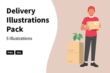 Delivery Illustration Pack