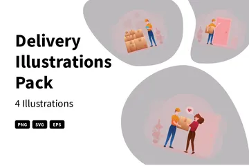 Delivery Illustration Pack