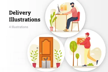 Delivery Illustration Pack