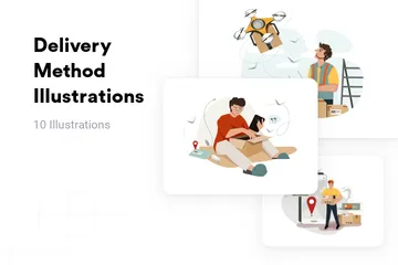 Delivery Method Illustration Pack