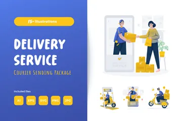 Delivery Package Illustration Pack