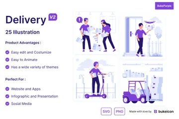 Delivery Volume 2 Illustration Pack