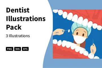 Dentist Illustration Pack