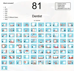 Dentist Illustration Pack