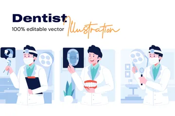 Dentist Illustration Pack