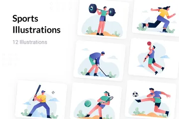 Deportes Paquete de Ilustraciones