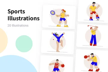 Deportes Paquete de Ilustraciones