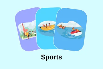 Deportes Paquete de Ilustraciones