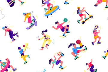 Deportes Paquete de Ilustraciones