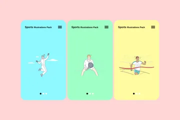 Deportes Paquete de Ilustraciones