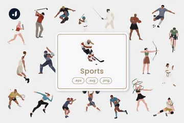 Deportes Paquete de Ilustraciones