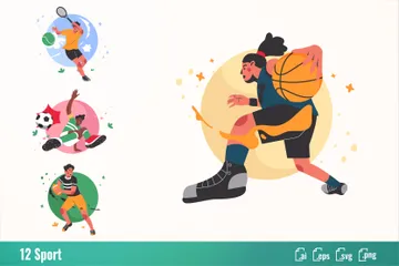 Deportes Paquete de Ilustraciones