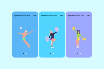 Deportes Paquete de Ilustraciones