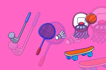 Deportes Paquete de Ilustraciones