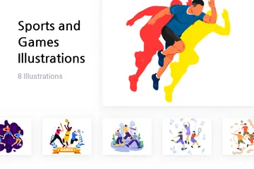 Deportes y juegos Paquete de Ilustraciones