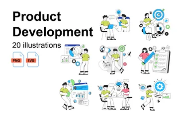 Desarrollo de productos Paquete de Ilustraciones