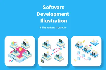 Desarrollo de software Paquete de Ilustraciones