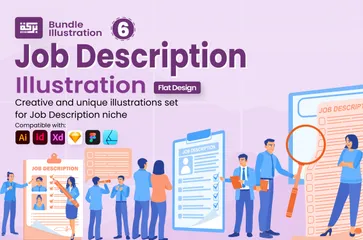 Description de l'emploi Pack d'Illustrations