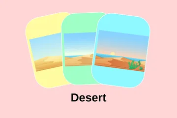 Deserto Pacote de Ilustrações