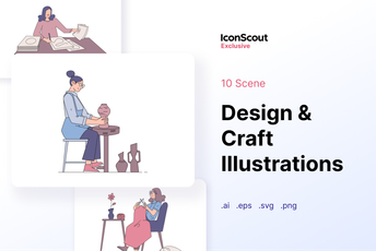 Design And Craft Illustration Pack