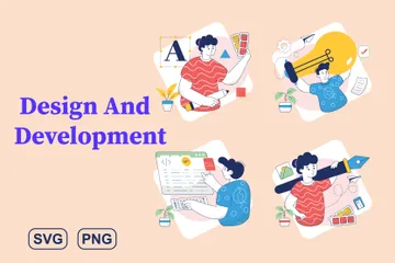 Design And  Development Illustration Pack