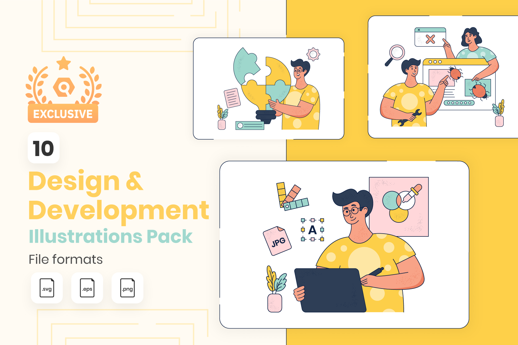 Design And Development Illustration Pack - 10 Free Download Design ...