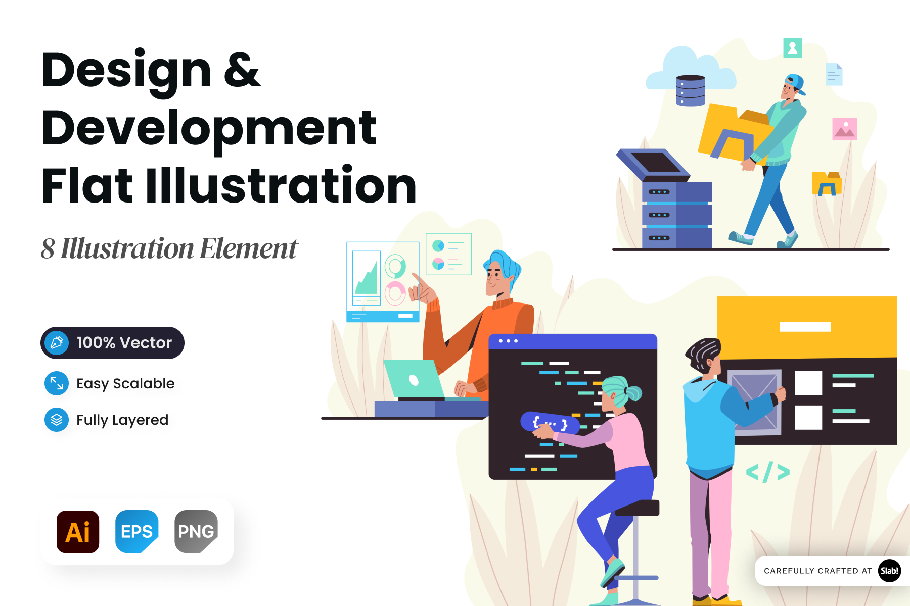Design And Development Illustration Pack - 8 Free Download Design ...