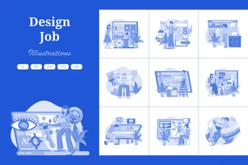 Design Job Illustration Pack