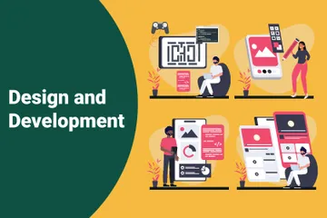 Design- und Entwicklungspaket 2 Illustrationspack