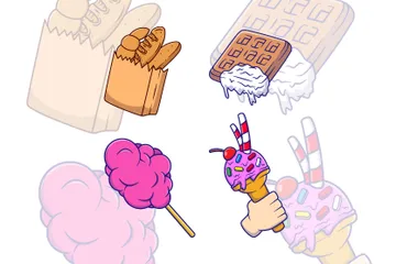 Desserts Pack d'Illustrations