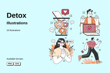 Detox Illustration Pack