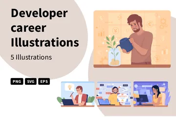 Developer Career Illustration Pack
