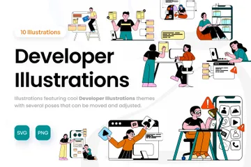 Developer Illustration Pack