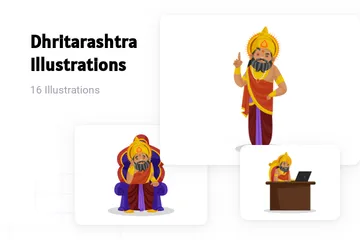 Dhritarashtra Illustration Pack