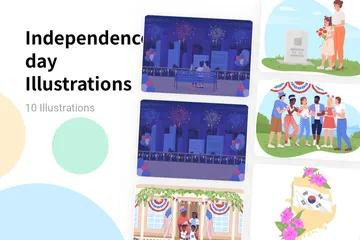 Dia da Independência Pacote de Ilustrações