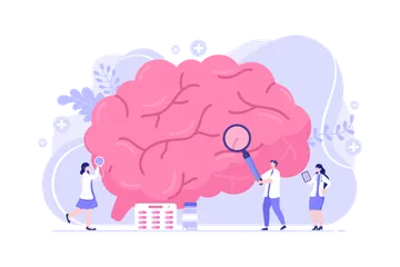 Día Mundial del Accidente Cerebrovascular y la Hipertensión Paquete de Ilustraciones