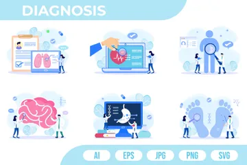 Diagnostic Pack d'Illustrations