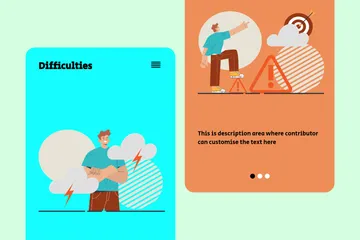 Difficulties Illustration Pack
