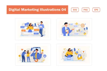 Digital Marketing Illustration Pack