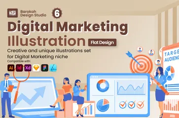 Digital Marketing Illustration Pack