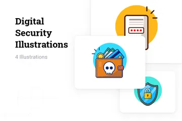 Digital Security Illustration Pack