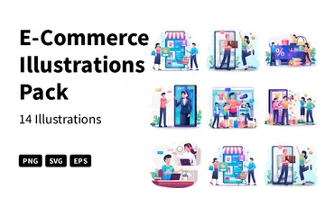 E-Commerce Illustrationspack