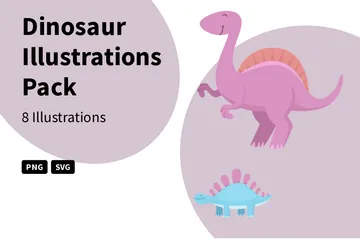 Dinosaure Pack d'Illustrations